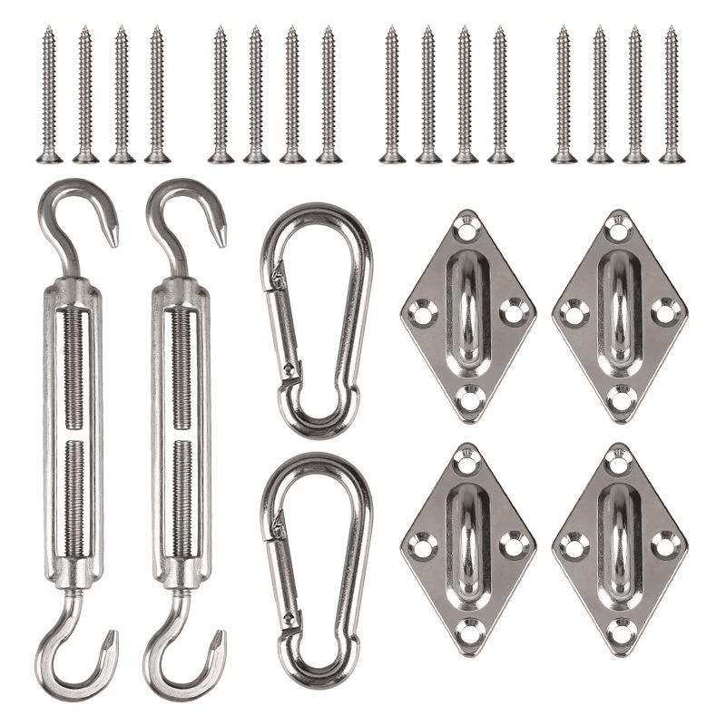 Kit Fixation Voile d'Ombrage - Toiles Ombrage
