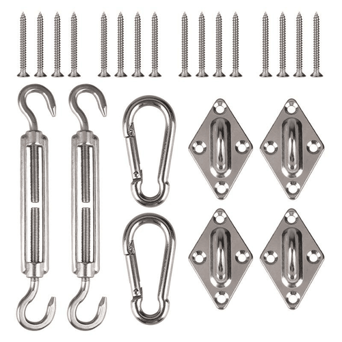 Kit Fixation Voile d'Ombrage - Toiles Ombrage