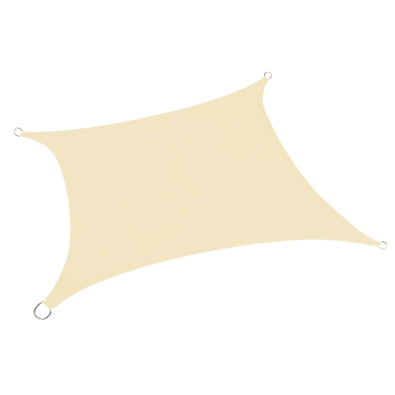 Toile d'ombrage Carré Beige - Toiles Ombrage
