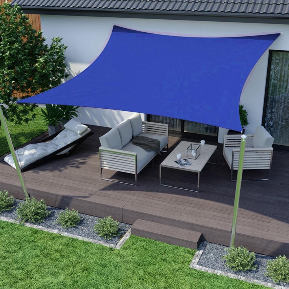 Toile d'ombrage Carré Bleu - Toiles Ombrage