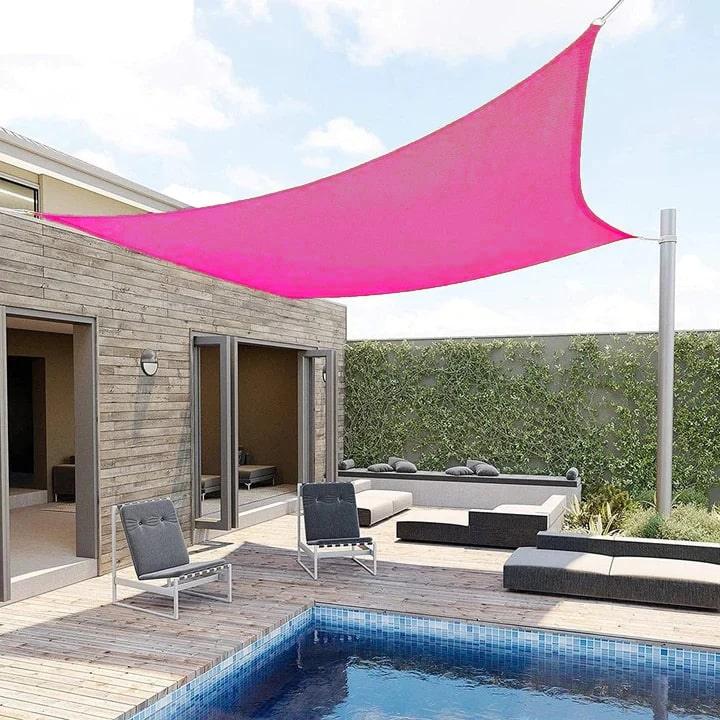 Toile d'ombrage Carré Magenta - Toiles Ombrage