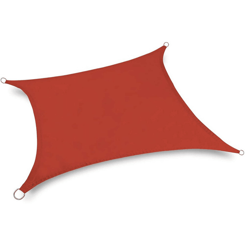 Toile d'ombrage Carré Rouge - Toiles Ombrage