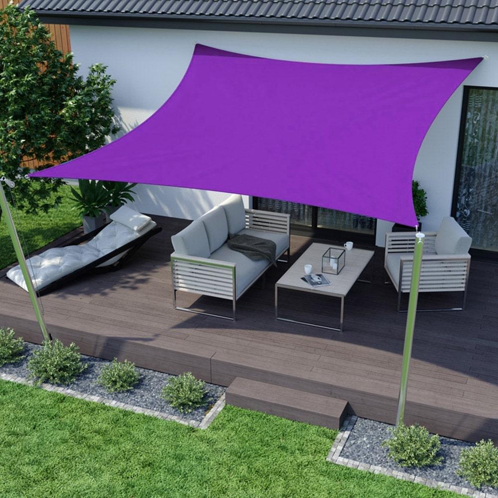 Toile d'ombrage Carré Violet - Toiles Ombrage