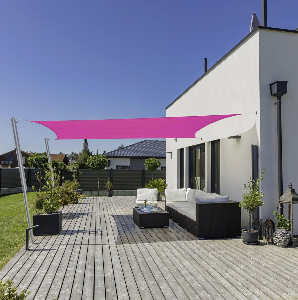 Toile d'ombrage Rectangulaire Magenta - Toiles Ombrage