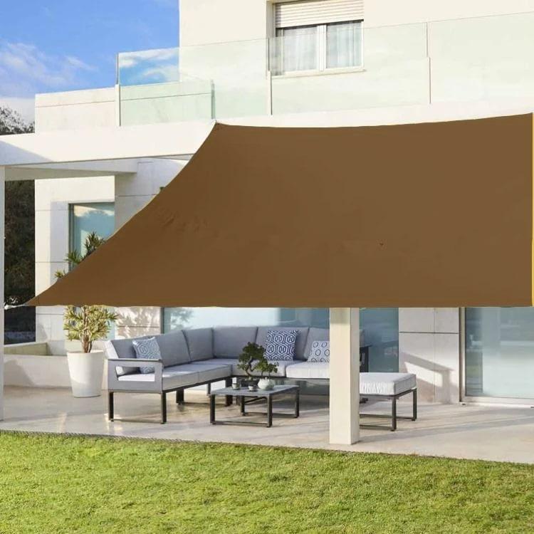 Toile d'ombrage Rectangulaire Marron - Toiles Ombrage