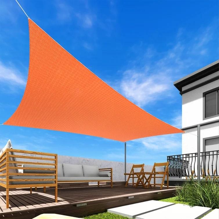 Toile d'ombrage Rectangulaire Orange - Toiles Ombrage