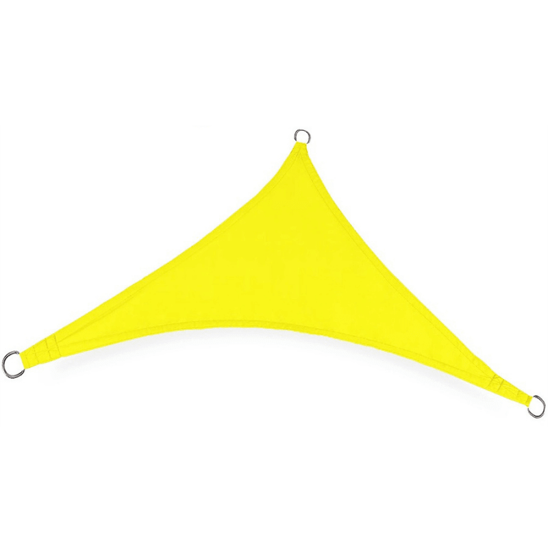 Toile d'ombrage Triangulaire Jaune - Toiles Ombrage