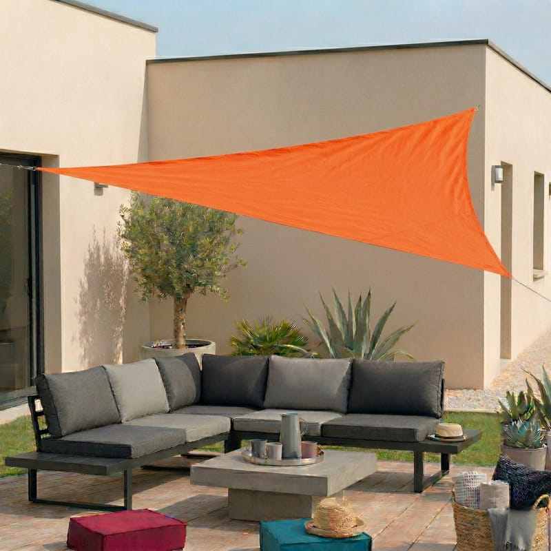 Toile d'ombrage Triangulaire Orange - Toiles Ombrage
