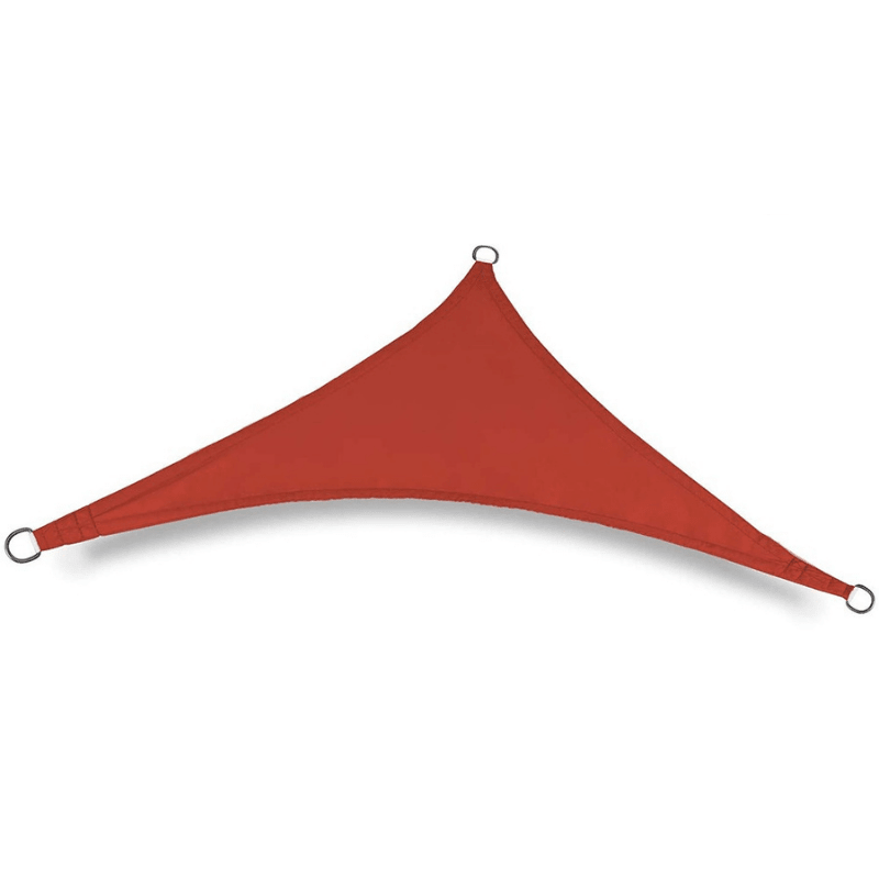 Toile d'ombrage Triangulaire Rouge - Toiles Ombrage