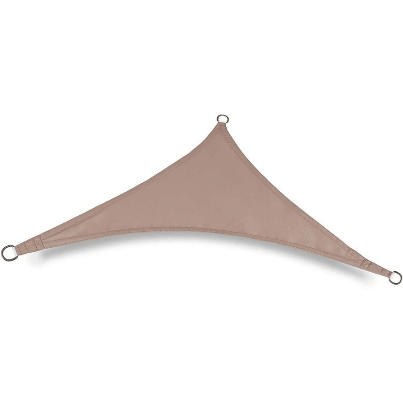 Toile d'ombrage Triangulaire Taupe - Toiles Ombrage