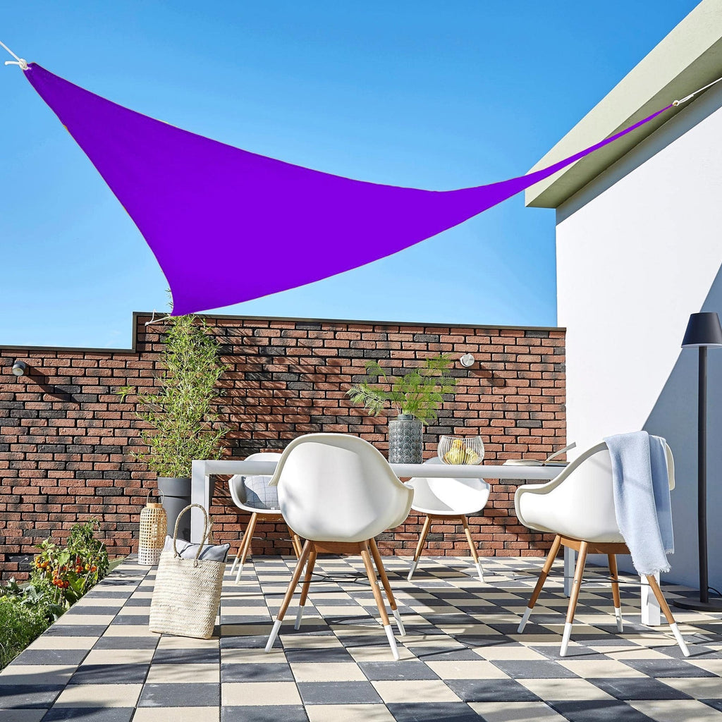 Toile d'ombrage Triangulaire Violet - Toiles Ombrage
